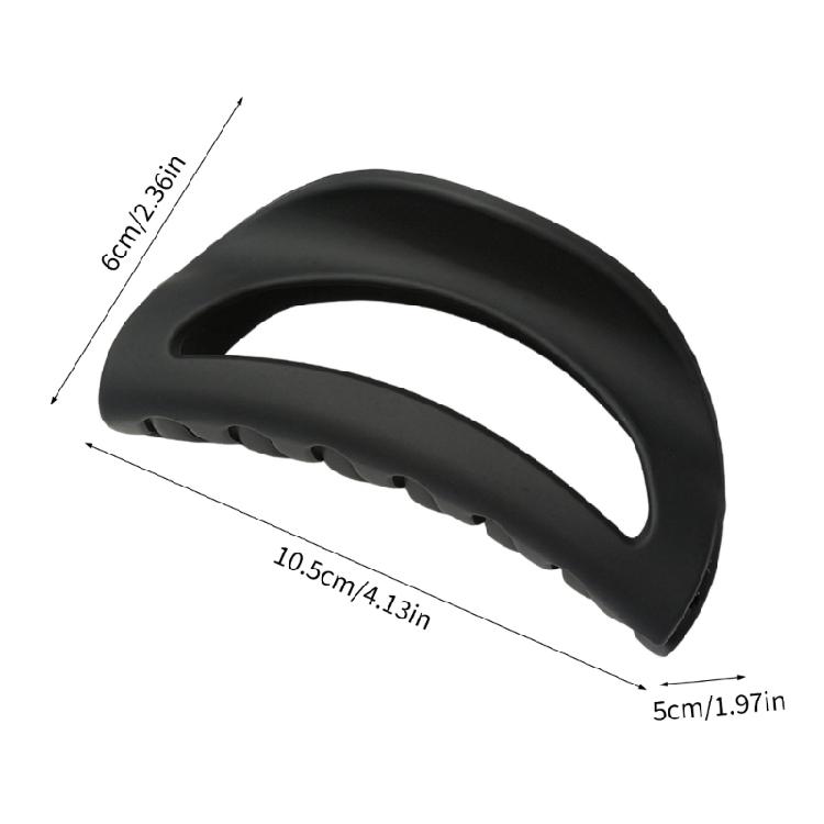 Siliconen Haarklem Clip Houdt Speldjes Hoofddeksels Veilig Vast Voor Lang Dik Haar Trendy Haaraccessoire Neutrale Kleur