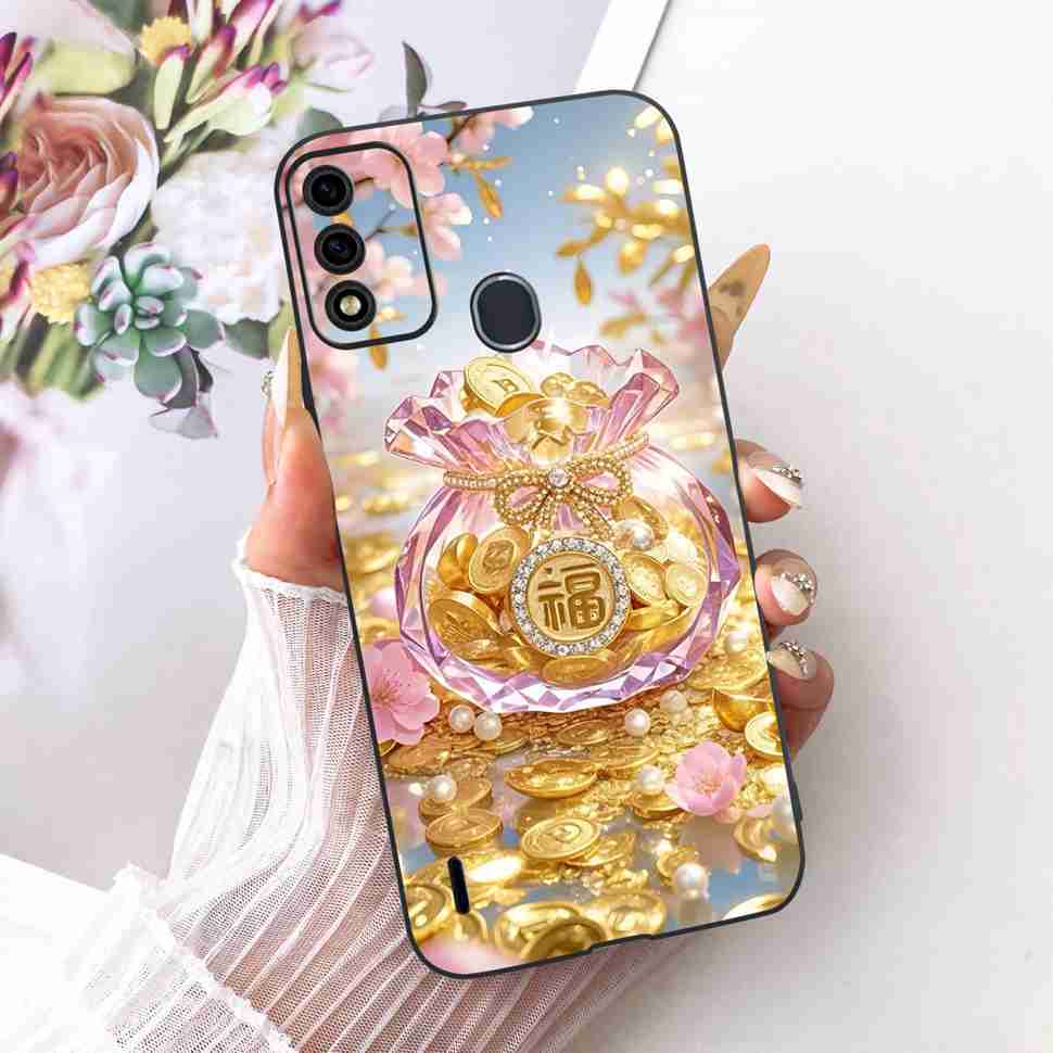 For ITEL A48 Casing Cute Lion Butterfly Silicone TPU Soft Case Protective Shockproof Back Cover For ITEL A 48 ITELA48 Phone Case