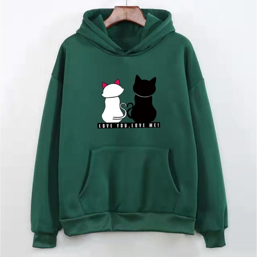 Новая осенне-зимняя толстовка с капюшоном для женщин — фото 15