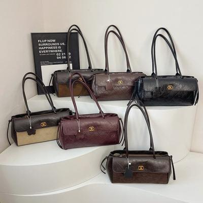 Schultertasche Damen PU Achseltasche Täglich Lässig