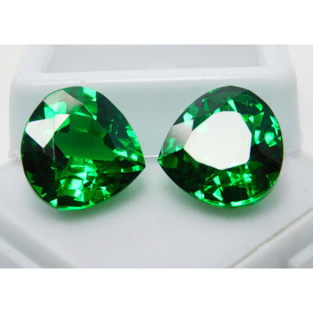21.55 Ct Loose Gemstone Natural Stunning Quality Green Garnet Pear Cut
