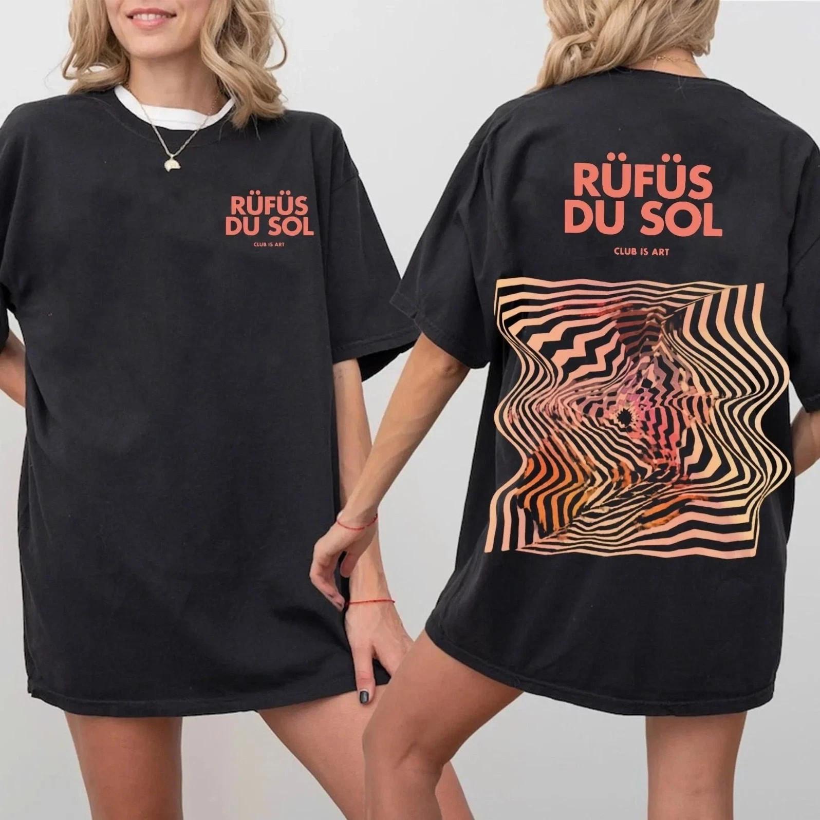 Rufus Du Sol Inhale Exhale Tour 2025 T-Shirt, Album Graphic Tee L360 L