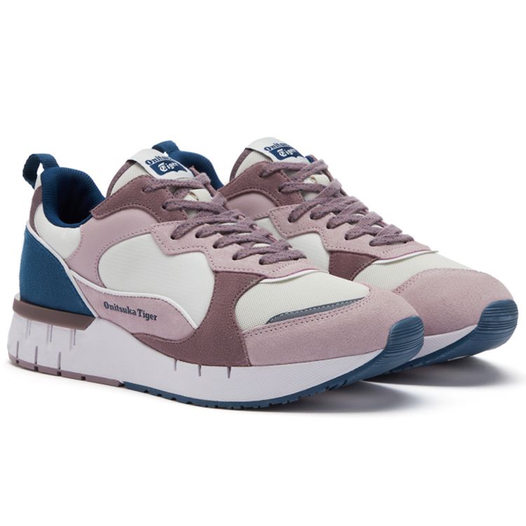 Onitsuka Tiger Bravon Sport Fashion Color Block Durable Low-Top Casual Shoes Unisex sneaker Light-Purple 1183B899-103