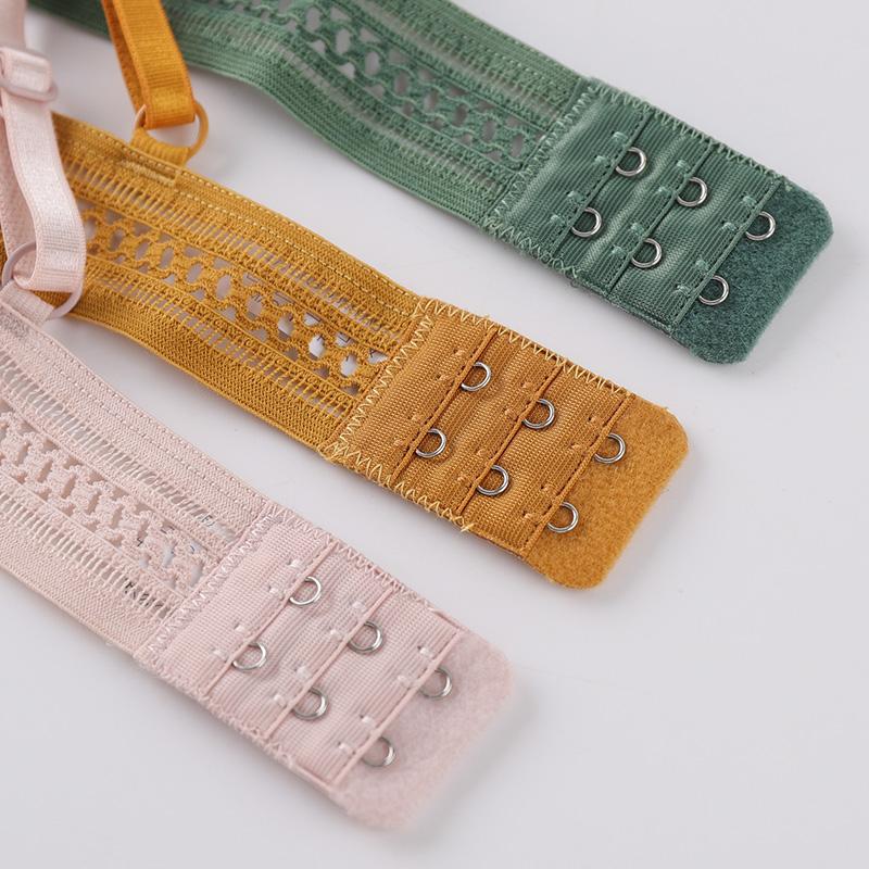 Women Lace Wire Free Sports Bra Beauty Back Comfortable Skin Stretch Triangle Cup Padded Bra