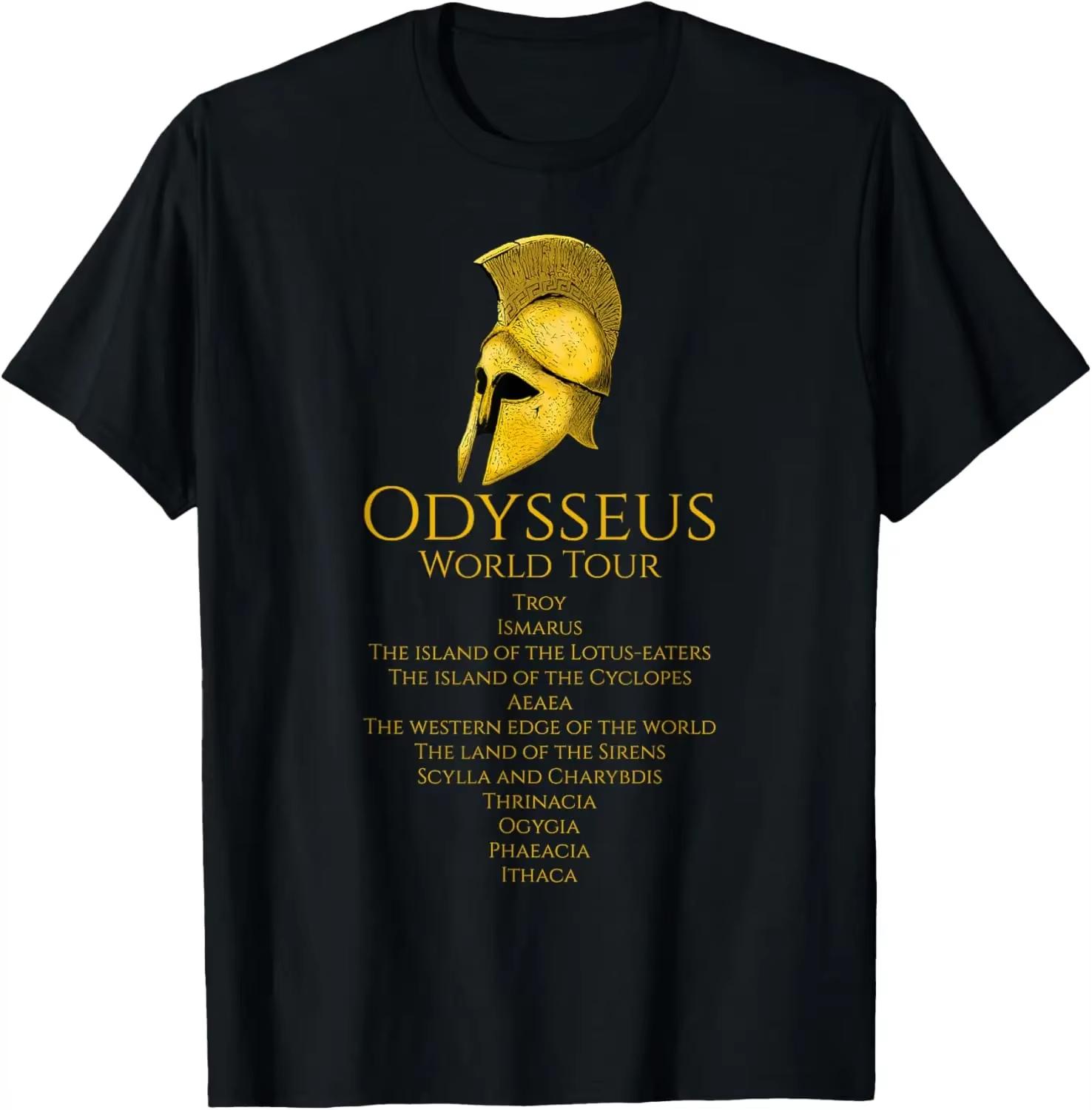 The Odyssey Movie Poster Print Fashion TShirt Unisex Women 2026 Summer New Fashion Streetwear Cotton Breathable T Shirt Fan Gifts 2XL