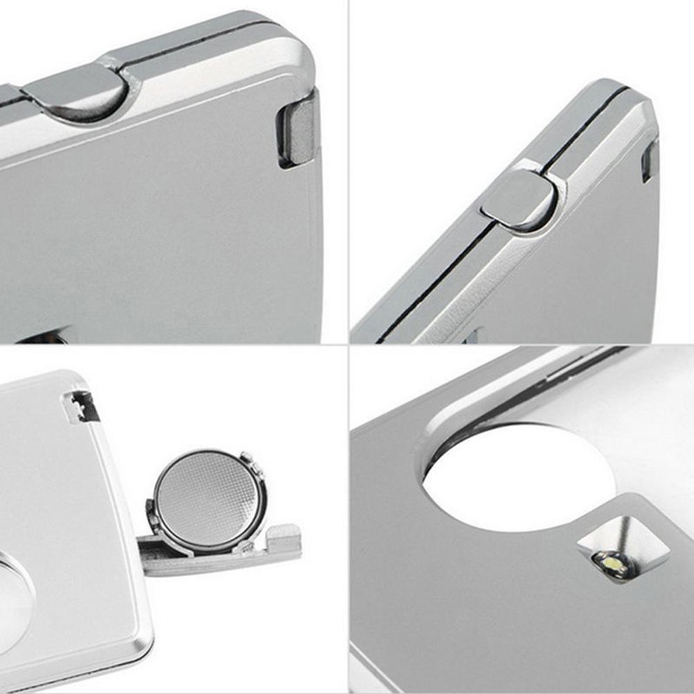 Kortform LED-förstoringsglas 3X/6X Förstoringsglas Handhållet Luppläsverktyg