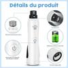 Electric Nail Clipper - 3 Speeds - LED Lighting - USB Charging Port - White