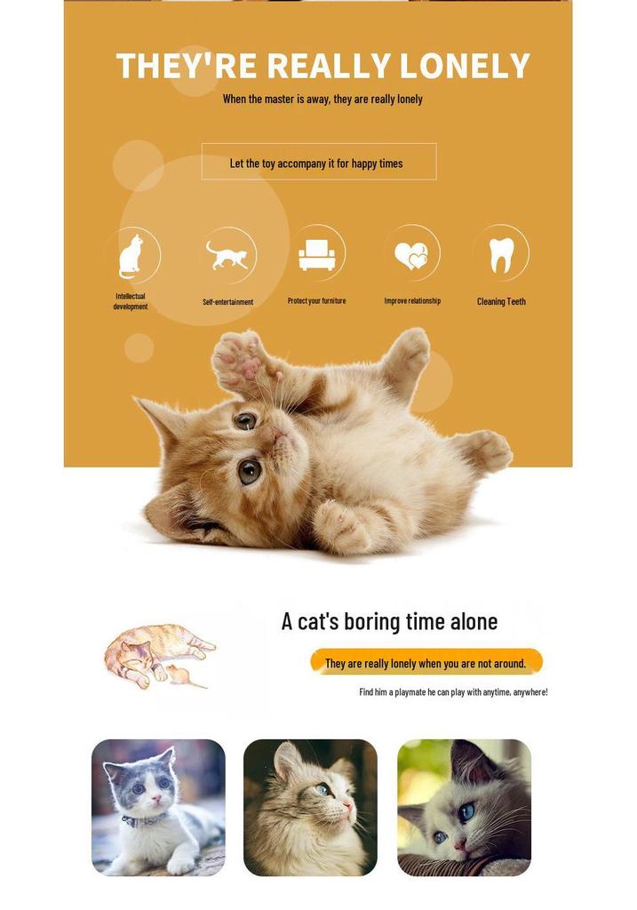 Sisal Cat Teaser Ball: Self-Entertainment Toy with Vertical Scratching Board