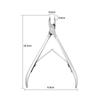 Nail Art Cuticle Nippers: Small Beauty Tweezers for Hangnails and Skin Trimming