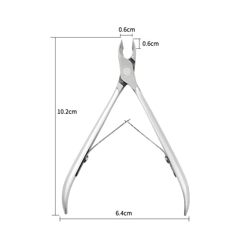 Nail Art Cuticle Nippers: Small Beauty Tweezers for Hangnails and Skin Trimming