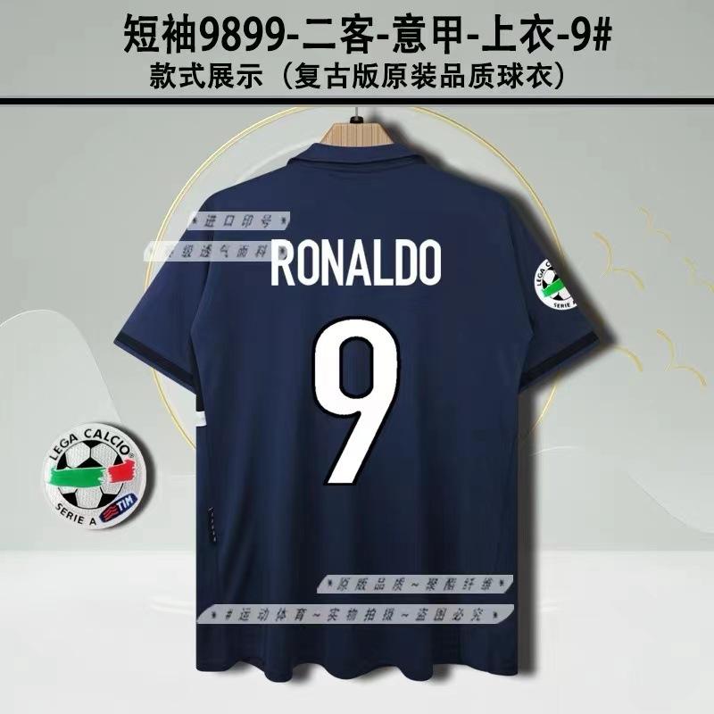 Vintage Jerseys, Football Uniforms, Classic Inter Milan AC Ronaldo Nesta Martinika Kashevqin Jerseys