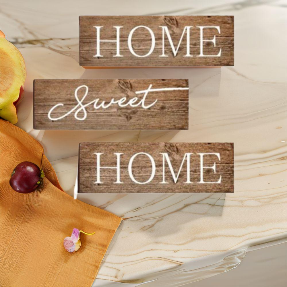 Personalized Wooden Wall Ornament Rustic Style English Letter Hanging Board Wedding