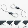 2 Stück Kunststoff Fingerriemen Universal Kordel Ring Lanyard Zubehör für Schlüssel Telefon