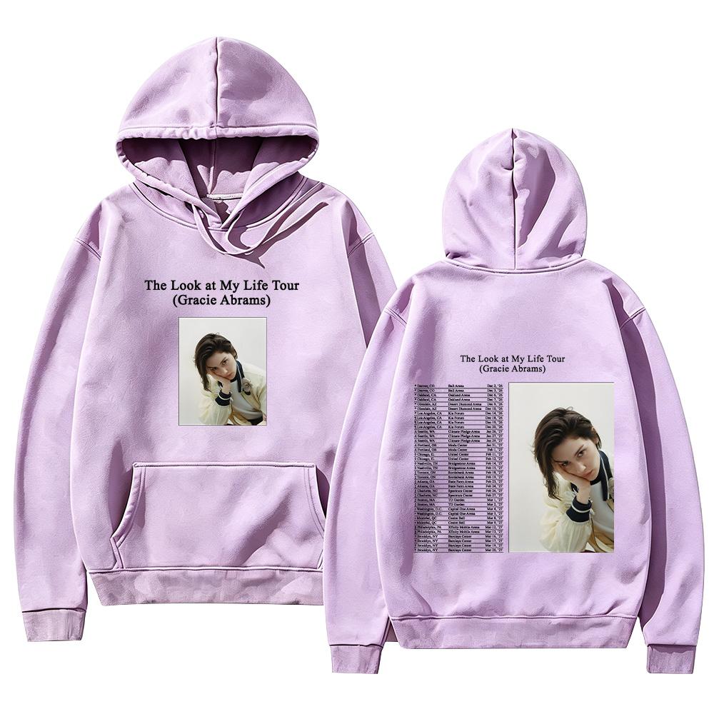 The Look At My Life Tour Gracie Abrams Hoodies Herren Damen Ästhetische Retro Sweatshirts Unisex Neu High Street Übergroße Pullover