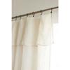 Voilage ajustable + 8 anneaux pince 140 x 270 cm Polyester effet maille "Freya" Le fil d'Ariane - Sable