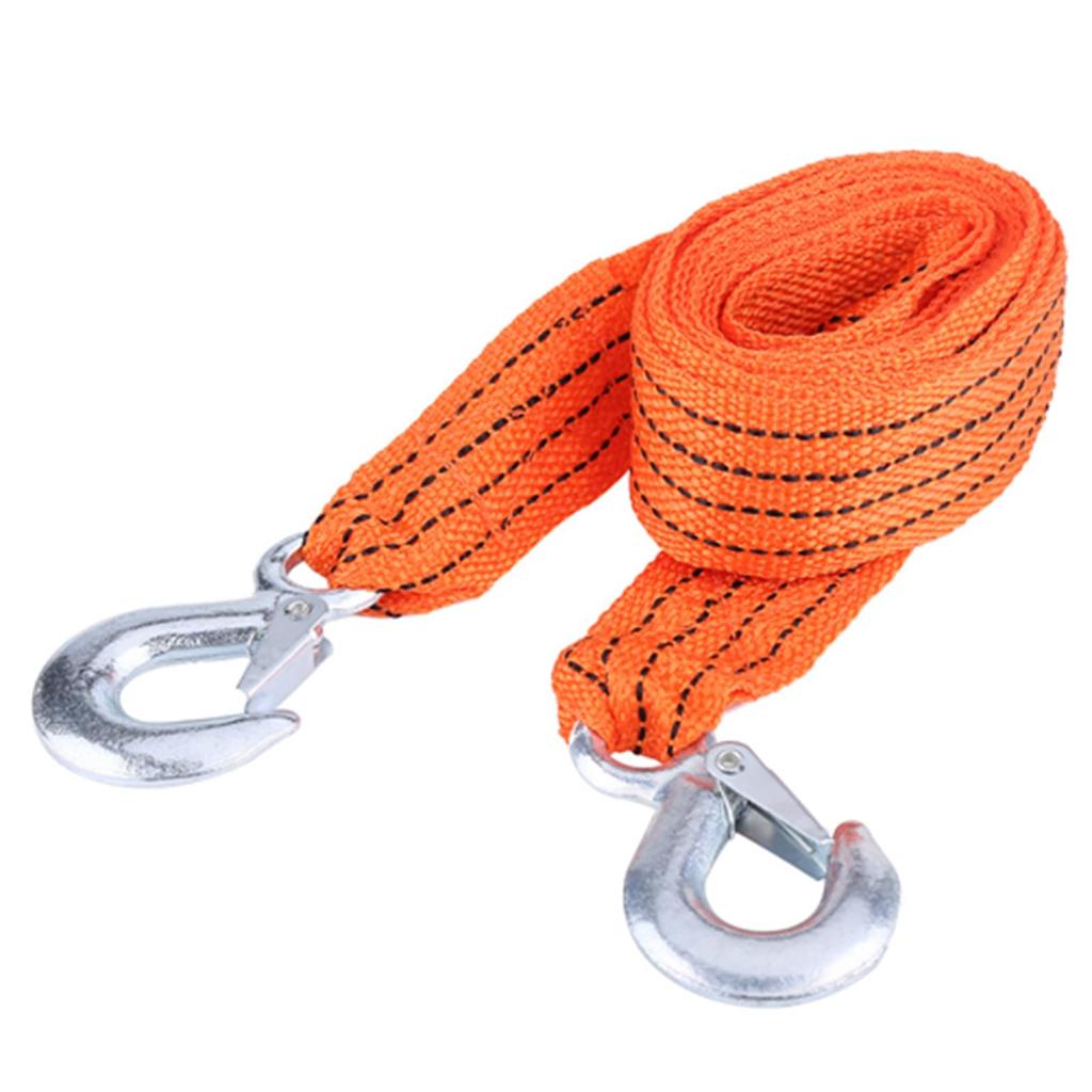 4 Ton Car Trailer Towing Rope Strap Tow Cable, Emergency Vehicle Tool, High Strength,