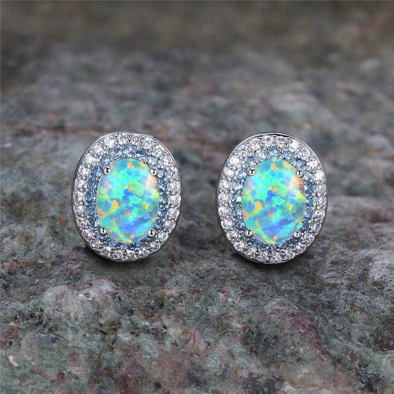Bohemian Women's Earrings Inlay Shiny Zircon Suitable for Daily Wear Showcasing Personal Unique Elegant Aesthetics