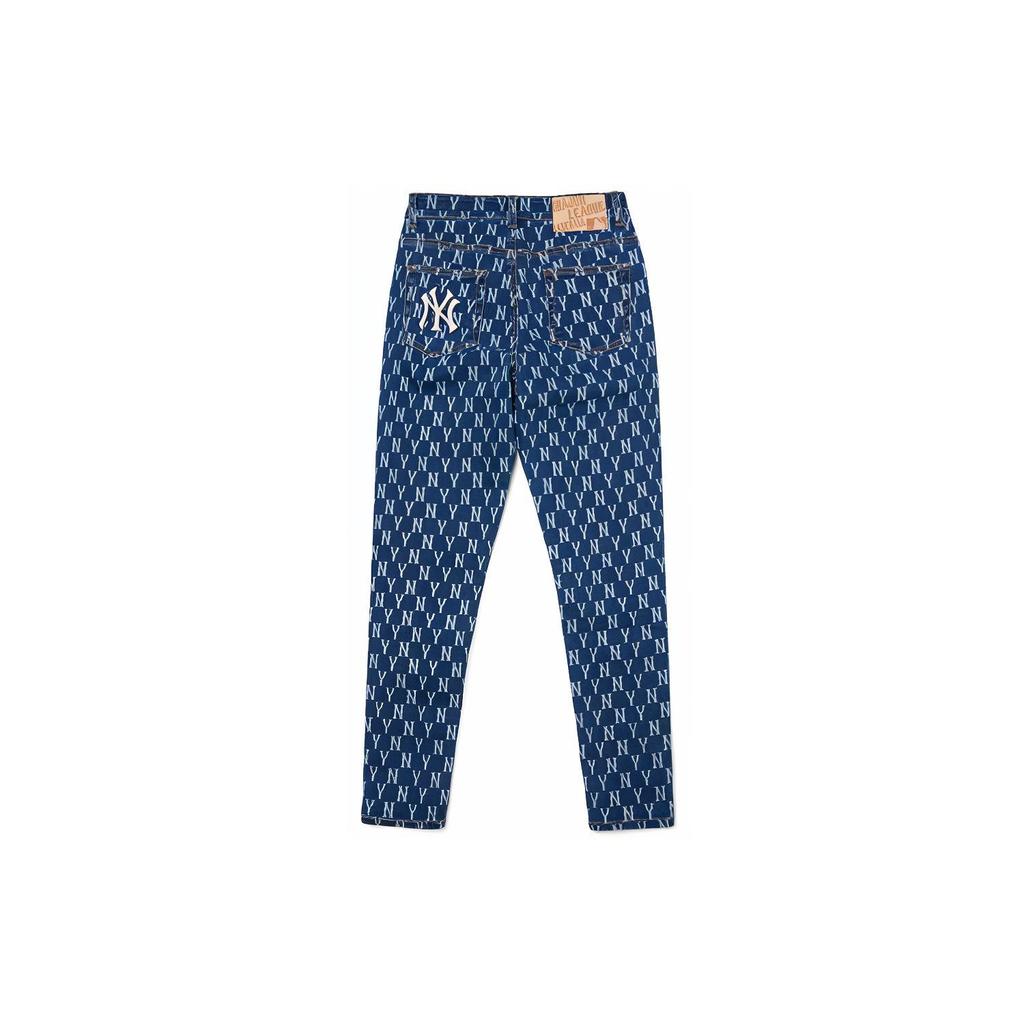 New MLB New York Yankees Jeans Women's Blue 3FDPM0521-50BLS