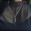 New Gothic Knife Dagger Pendant Chokers Necklace For Men Women Gril Boy Punk Hip Hop Jewelry Accessories Gift