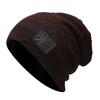 New men's pullover hat street trend velvet rice character knitted hat women's autumn and winter outdoor warm hat tide