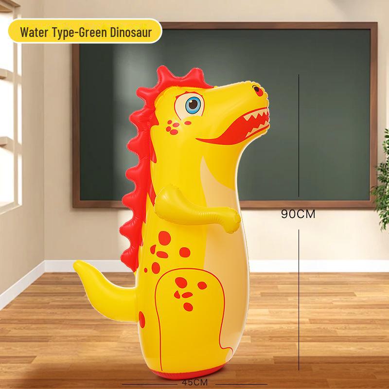 90cm Dinosaur Water-Filled Inflatable Tumbler Toy for Kids