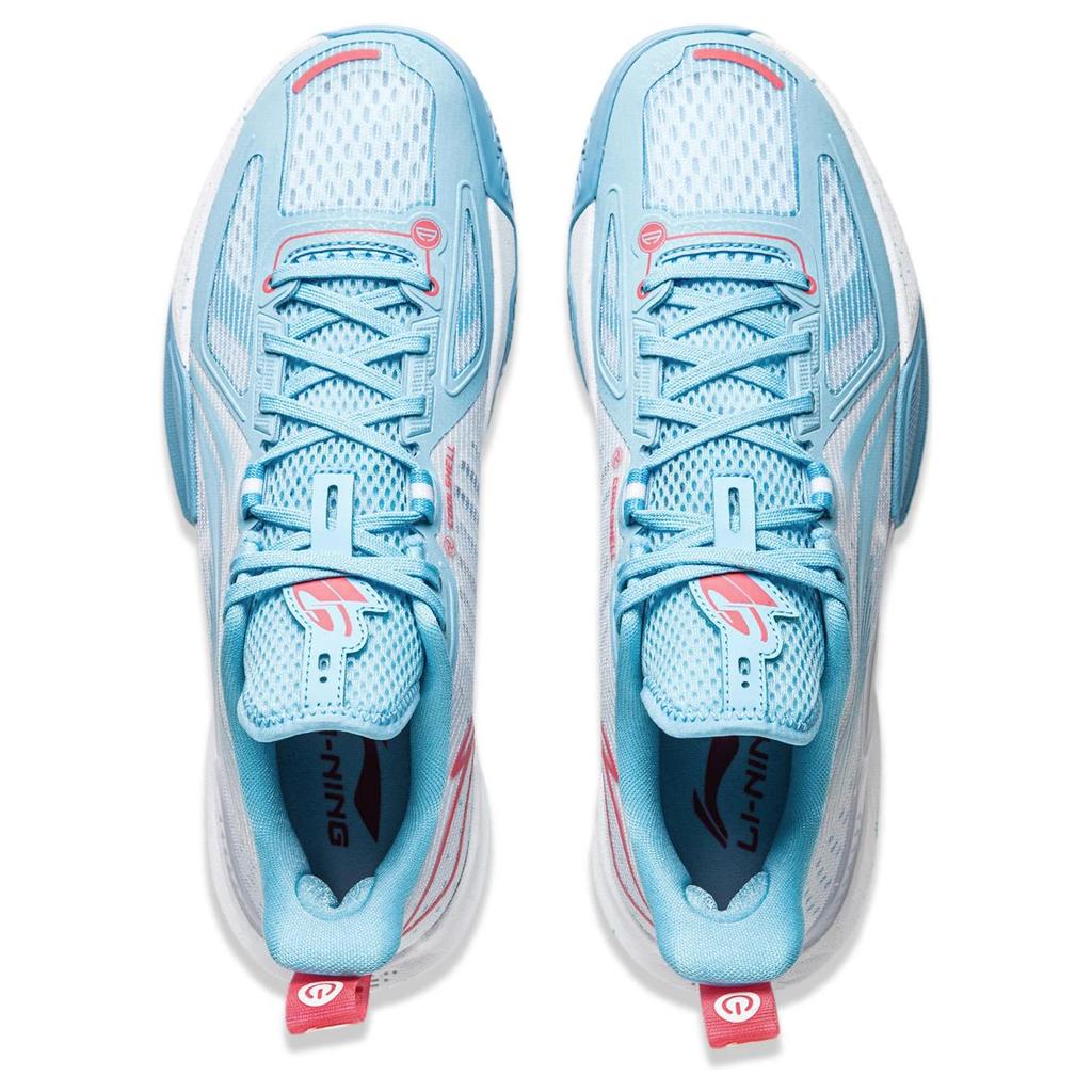 Li Ning Light Speed 2 Soporte Estable Alta Resiliencia Absorción de Impactos Antideslizante Resistente al Desgaste Transpirable Zapatillas de Baloncesto de Caña Baja ABPU023-4