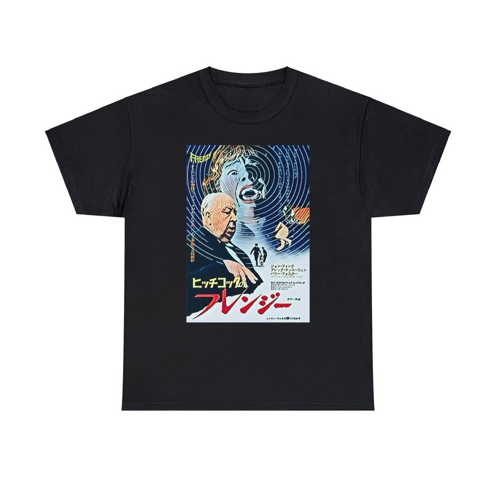 

Alfred Hitchcock Frenzy Movie Art Japan Crew Neck Unisex Heavy Cotton Tee Shirt 2XL