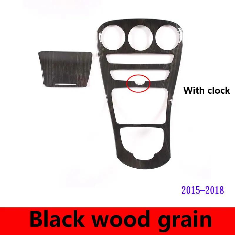 For Mercedes Benz C Class W205 GLC X253 2015-2025 ABS Carbon Fiber Car Center Console Frame Cover Trim Stickers Car Accessories