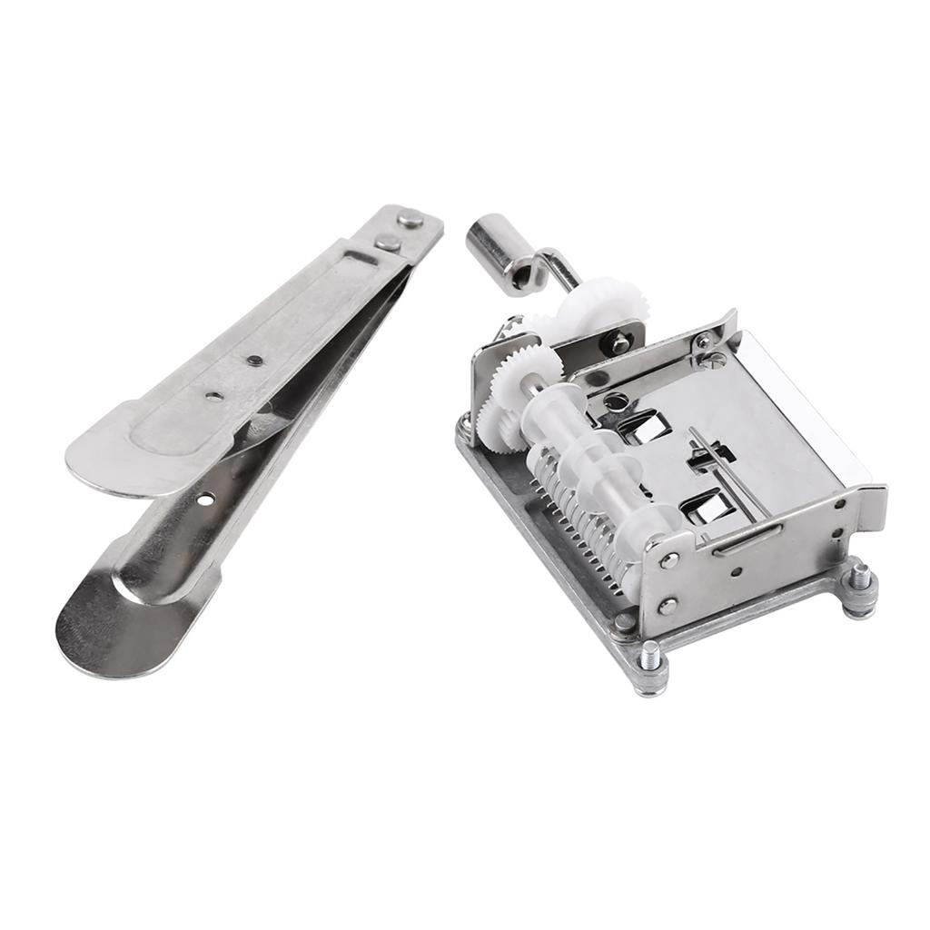 DIY Tune Hand Crank 15 Note Music Box Movement   Hole Puncher   20 Paper Tapes