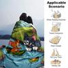 1pc Tom, Jerry Flannel Blanket Soft Warm Throw for Home, Office, Travel, All-Season Cozy Bedding GiftL1280