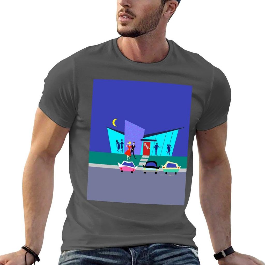 Retro Open House Party Tshirt T Shirts For Unisex Cotton Unisex T Shirts For Unisex T Shirts For Unisex Cotton Soft Tshirt