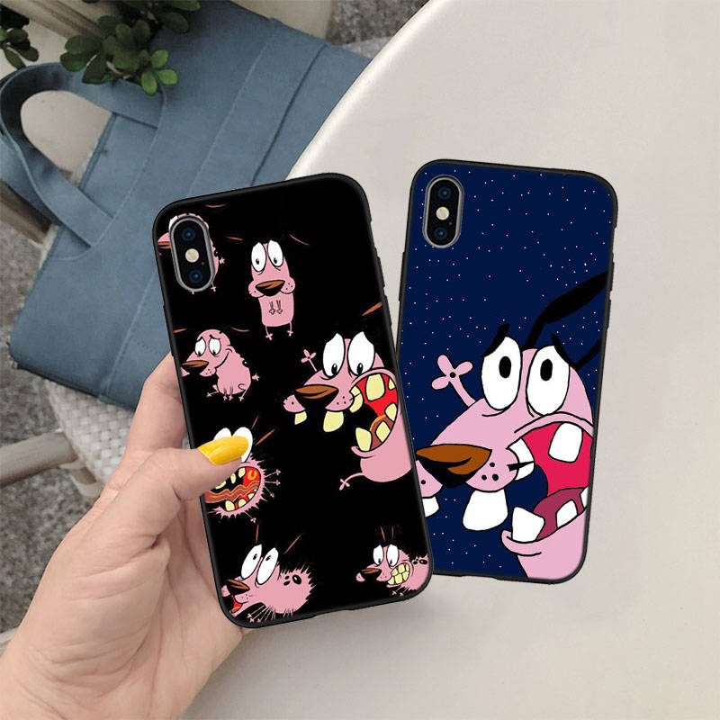 IR5 Courage Cowardly Dog Phone Case for Xiaomi Poco F7 M7 X7 C75 C71 C51 C50 C55 C65 C40 F6 F5 X6 X4 X3 X2 M6 M5 M4 M3 M2 F3 F2 F1 Pro