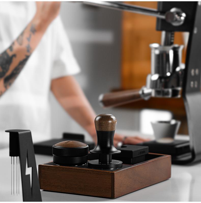 MHW-3BOMBER 30lb Constant Pressure Coffee Tamper 53.35mm  58.5mm Espresso Flat Tampers Loaded Barista espresso accessories Tool