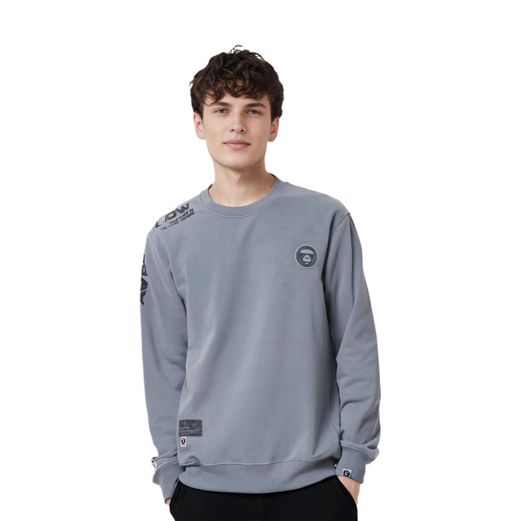 Aape Sweatshirts Men's Crew Neck Moderate Regular AAPSWMA307XXL