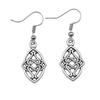 Vintage Best-Seller Celtic Hexagram Triangle Earrings Intricate Design for Bridesmaids Party Wear