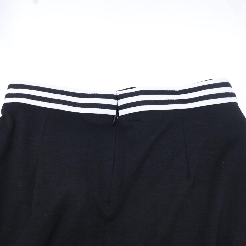 BORDERS at BALCONY BD2321-2N-20 23rd year black twist maxi skirt skirt 38 blackUsed