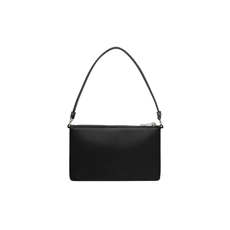 Prada Glänzende Lederhandtasche Damen Handtaschen Schwarz 1BC155-ZO6-F0002-V-OOM