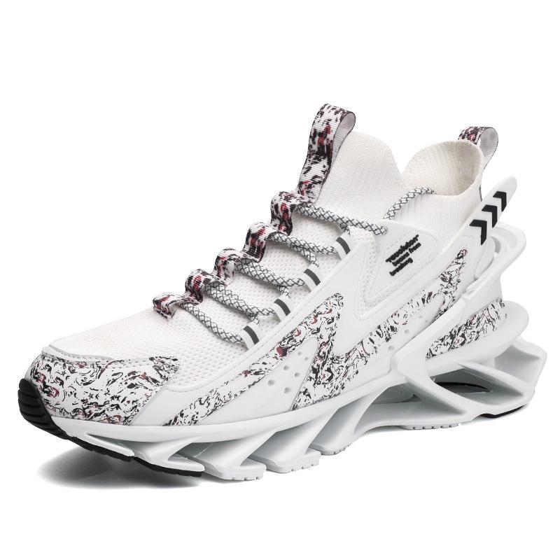 Blade Men's Shoes Summer Breathable Mesh Sports Mesh Shoes Shock-absorbing Running Casual Height-increasing Running Shoes Trendy Shoes