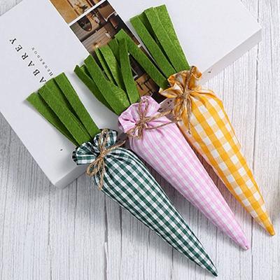Easter Fancy Carrot Doll Hanging Fabric Party Scene Toy Decoration Easter Decoration