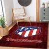 Atletico Madrid Personalized Name Carpet Perfect for Bedrooms Foyer Hallway Entryway Anti-slip Rug Decorate Offices Gift for Festivals