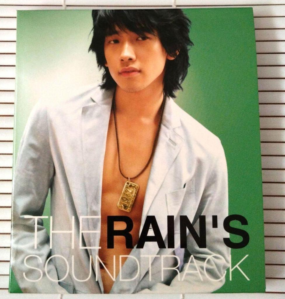 [USED] "The RAIN's SOUNDTRACK" JYP rainpi k-pop import edition