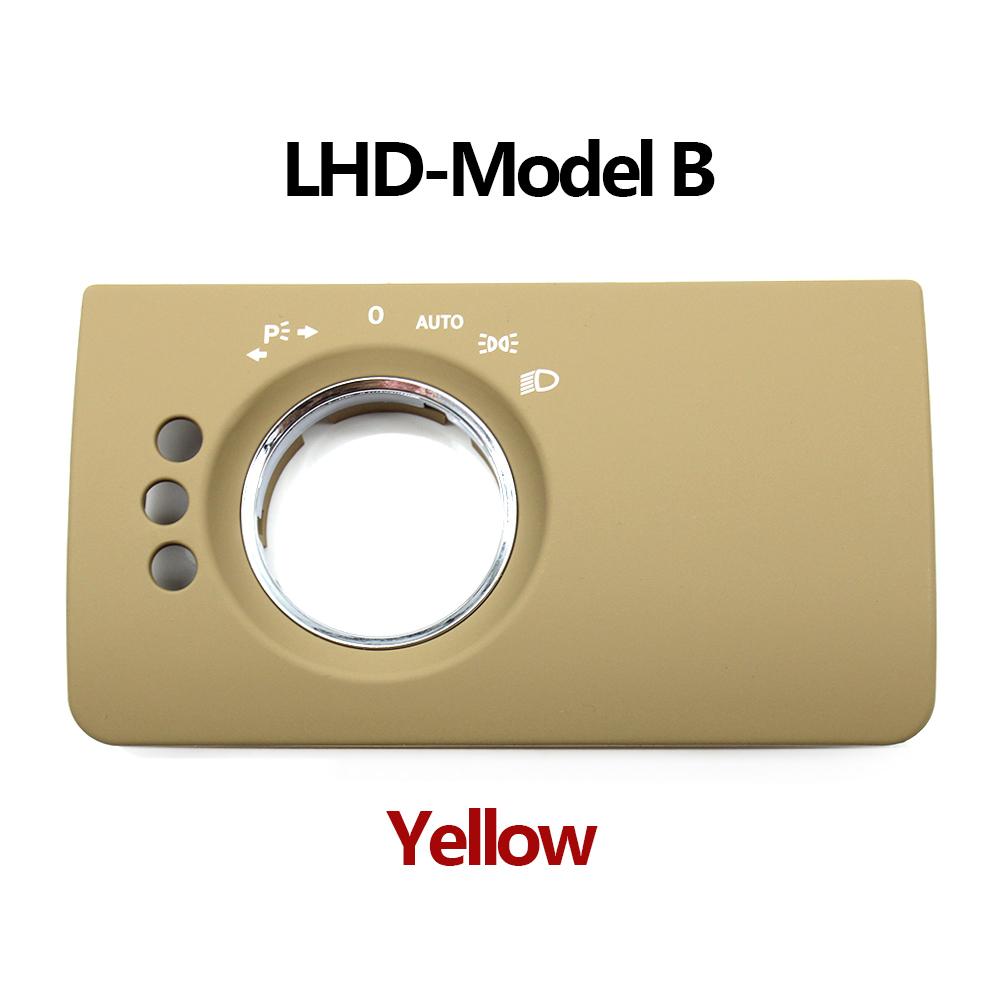 Car Interior Accessories Head Lamp Headlight Switch Button Cover Trim For Mercedes Benz W164 ML GL 300 350 450 500 2005-2011