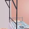Durable Dorm Bunk Bed Hanger: Xiaohongshu Style Adjustable Clothes Rack with Bedside Storage