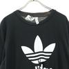 Adidas Trefoil Logo Short Sleeve T-shirt XL Black Men's Used