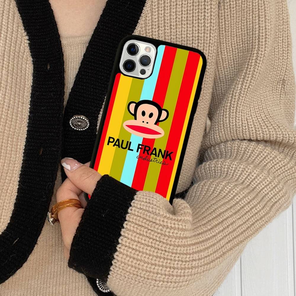 Classic P-Paul F-Frank Logo Phone Case For IPhone 17 16 15 14 13 Plus 12 11 Pro Max PC+TPU Cases Back Cover
