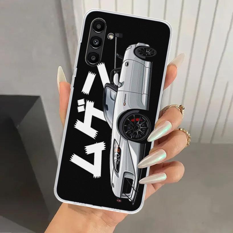 JDM Tokyo Drift Sports Car Phone Case for Samsung Galaxy A17 A16 A26 A36 A56 A15 A25 A35 A55 A14 A24 A34 A54 A13 A23 A33 A53 A05
