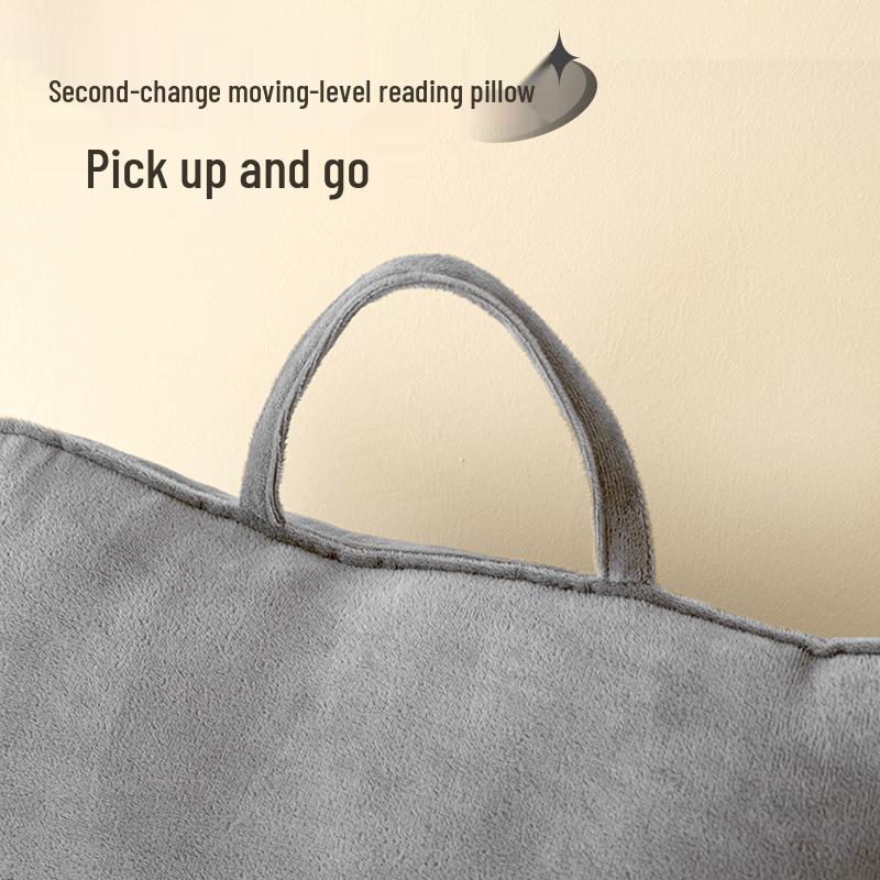 Comfortable Reading Pillow with Lumbar & Neck Support for Dorms, Bay Window, or Bed.