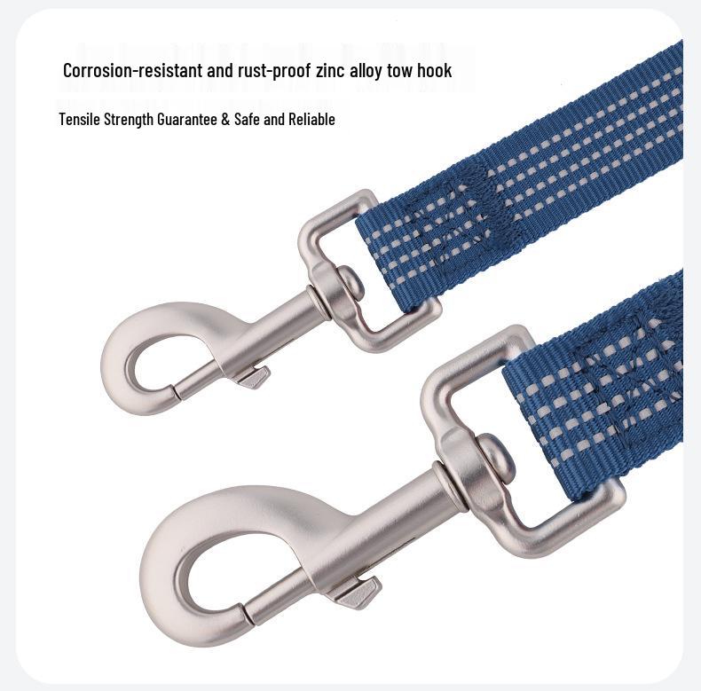 Night Reflective Dog Leash: No-Choke Design for All Sized Dogs