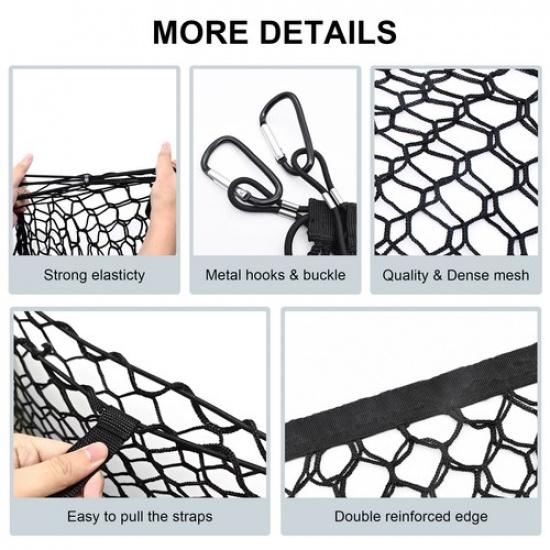 Envelope Style Organizer Cargo Net Black Fit Ford Maverick 2024