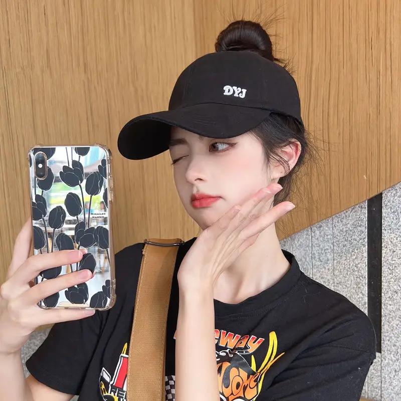 Summer High Ponytail Baseball Cap Women Casual Sports Running Snapback Hat Unisex Outdoor Camping Travel Sun Visor Hats